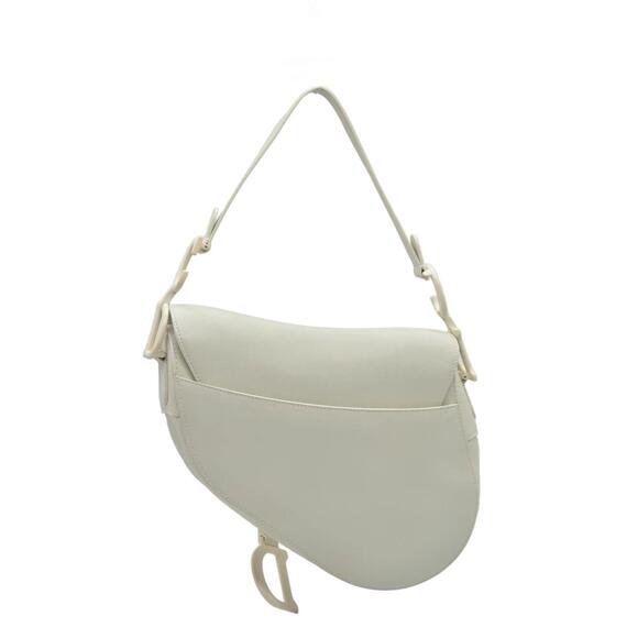 $3950 Dior Ultra-Matte Saddle Bag White Cream - Picture 6 of 12